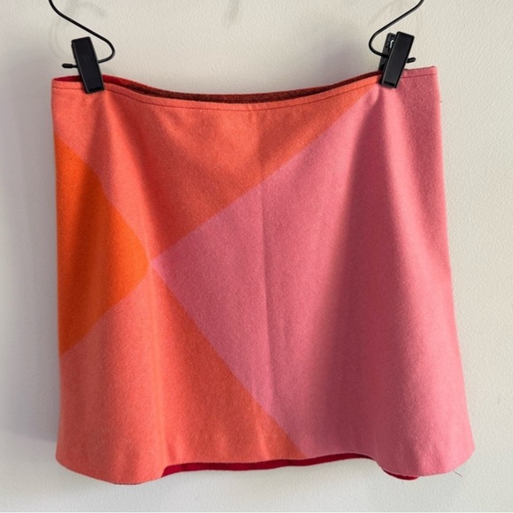 Esprit Asymmetrical Red and Orange Skirt 7/8 - Picture 1 of 10